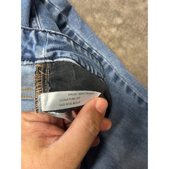 Lane Bryant Signature Fit Mid Rise boot‎ Blue Jeans Size 26 - Picture 5 of 6